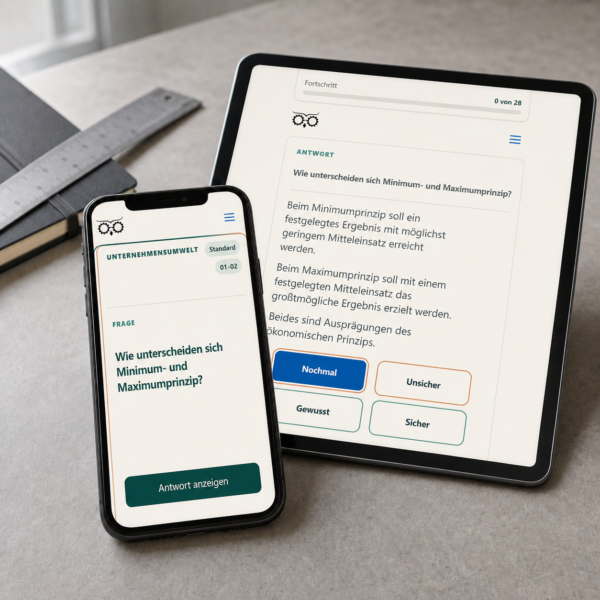 Produktansicht des digitalen BWH-Kartentrainers